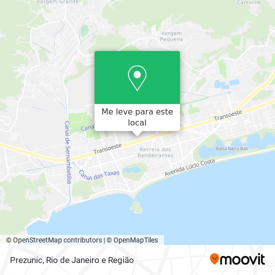 Prezunic mapa