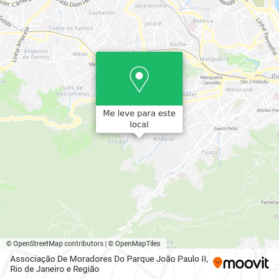 Associação De Moradores Do Parque João Paulo II mapa
