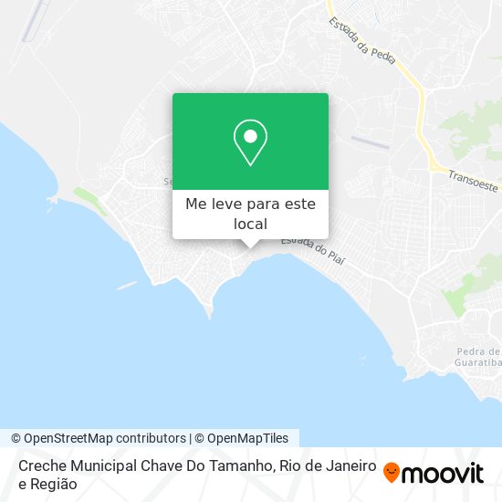 Creche Municipal Chave Do Tamanho mapa