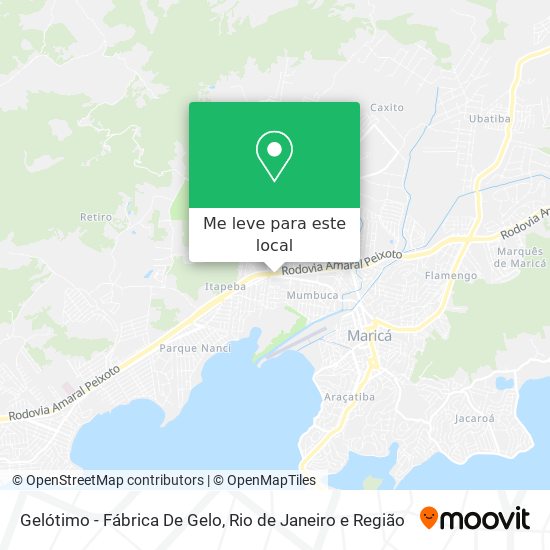 Gelótimo - Fábrica De Gelo mapa