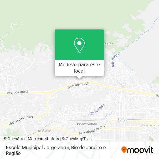 Escola Municipal Jorge Zarur mapa