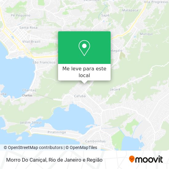 Morro Do Caniçal mapa