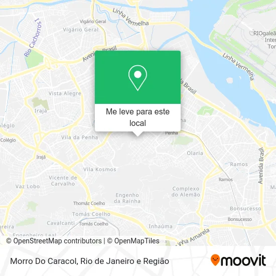 Morro Do Caracol mapa