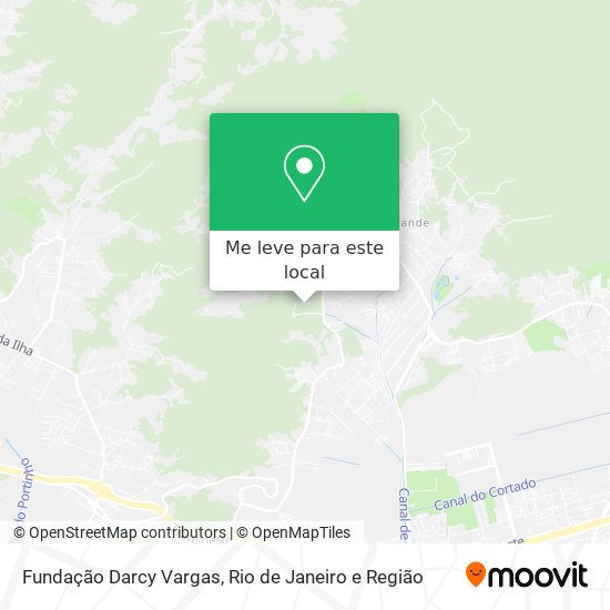 Fundação Darcy Vargas mapa