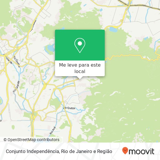 Conjunto Independência mapa