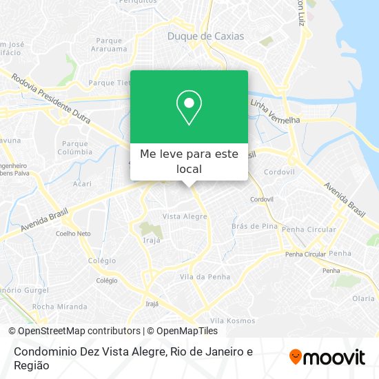 Condominio Dez Vista Alegre mapa