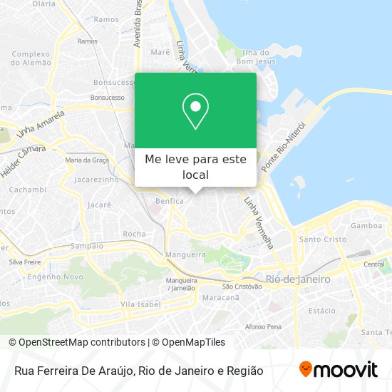Rua Ferreira De Araújo mapa