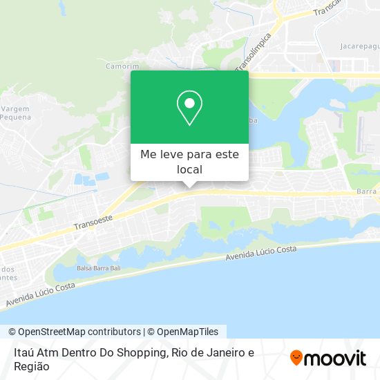 Itaú Atm Dentro Do Shopping mapa