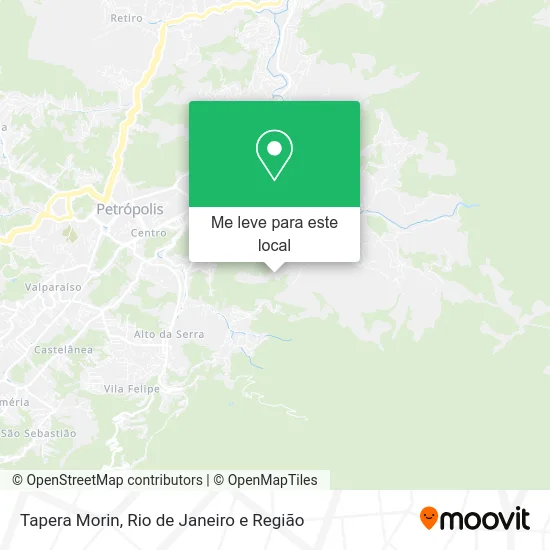 Tapera Morin mapa