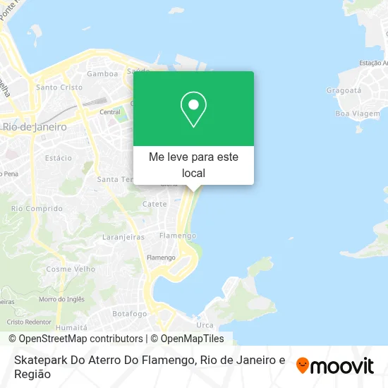 Skatepark Do Aterro Do Flamengo mapa
