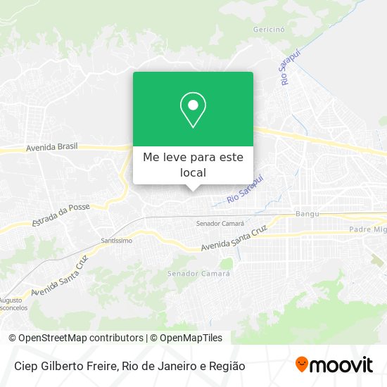 Ciep Gilberto Freire mapa