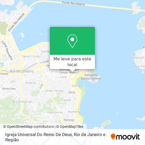 Igreja Universal Do Reino De Deus mapa