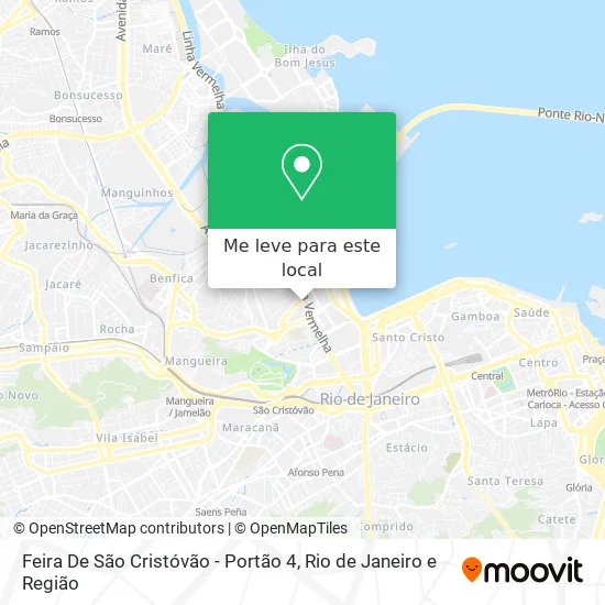 Feira De São Cristóvão - Portão 4 mapa