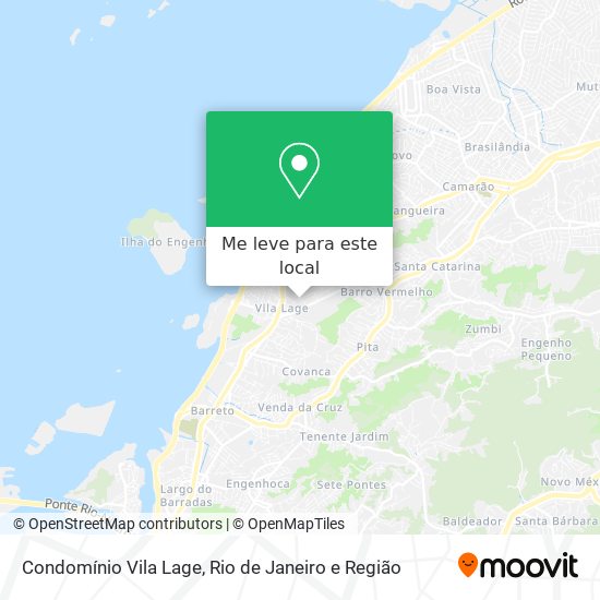 Condomínio Vila Lage mapa