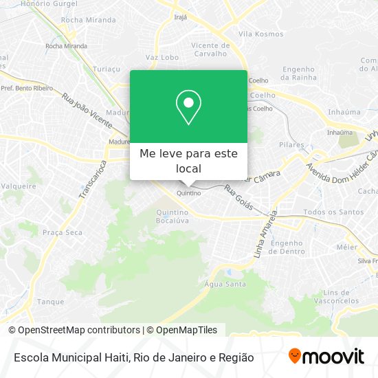 Escola Municipal Haiti mapa