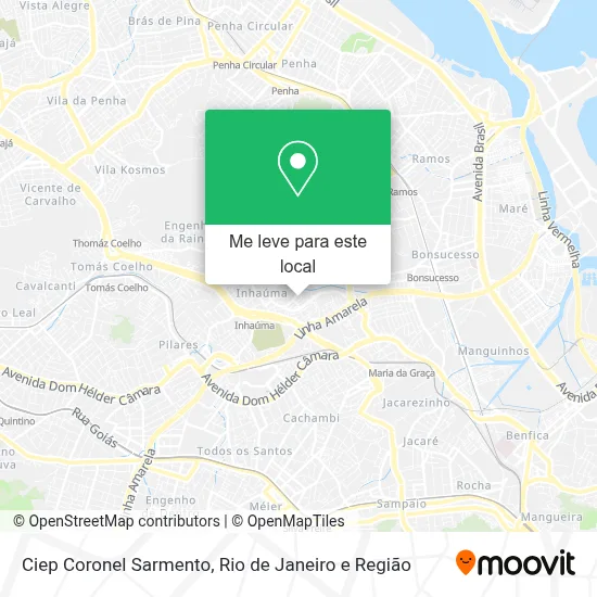 Ciep Coronel Sarmento mapa