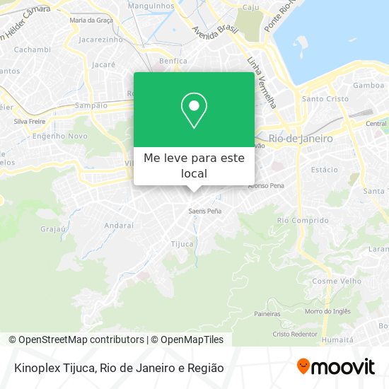 Kinoplex Tijuca mapa