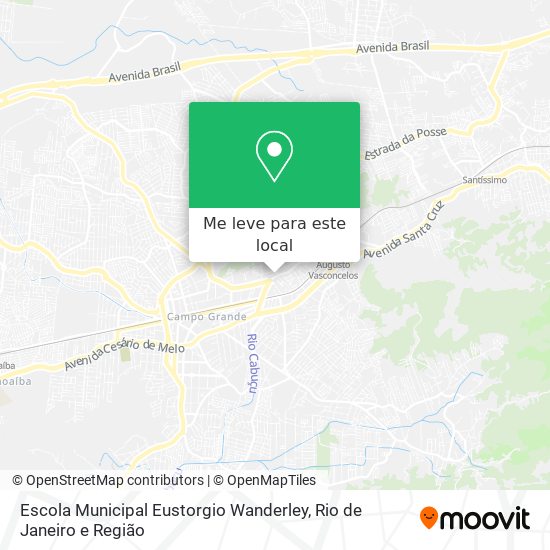 Escola Municipal Eustorgio Wanderley mapa