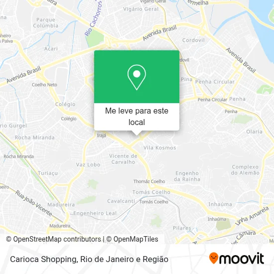 Carioca Shopping mapa