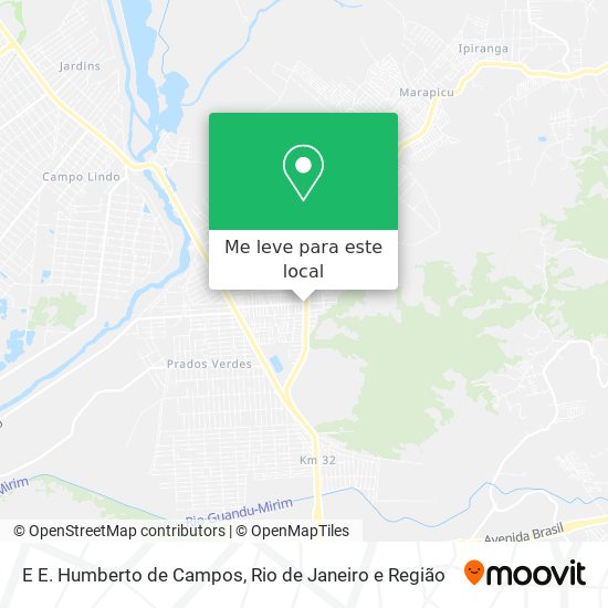 E E. Humberto de Campos mapa