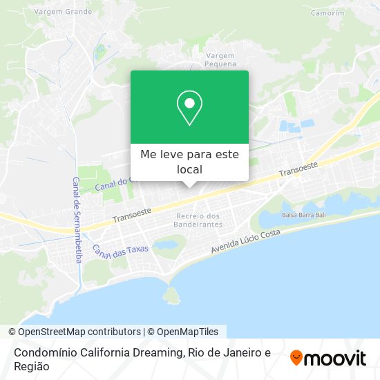 Condomínio California Dreaming mapa