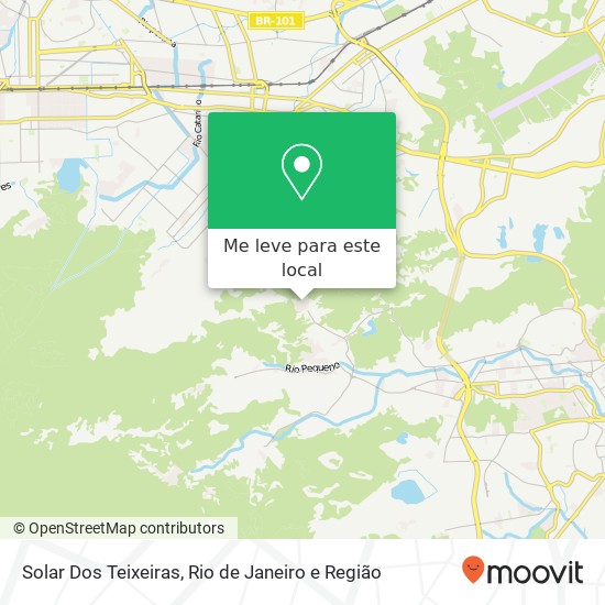 Solar Dos Teixeiras mapa