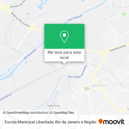 Escola Municipal Liberdade mapa