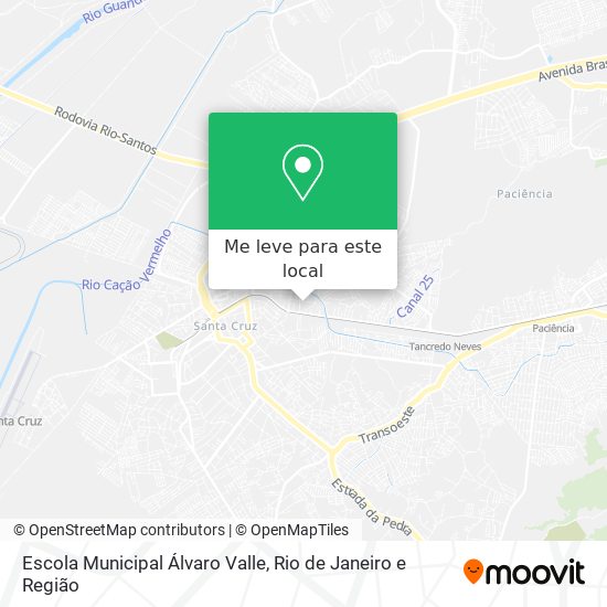 Escola Municipal Álvaro Valle mapa