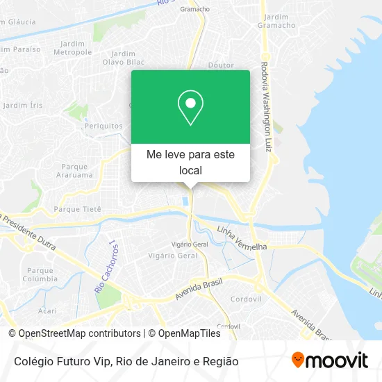 Colégio Futuro Vip mapa