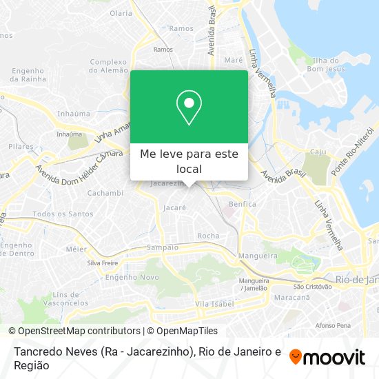 Tancredo Neves (Ra - Jacarezinho) mapa