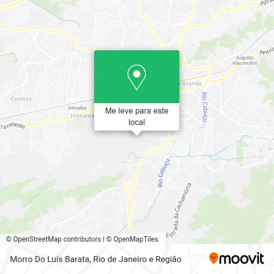 Morro Do Luís Barata mapa