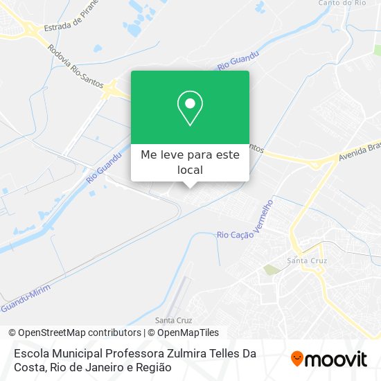 Escola Municipal Professora Zulmira Telles Da Costa mapa
