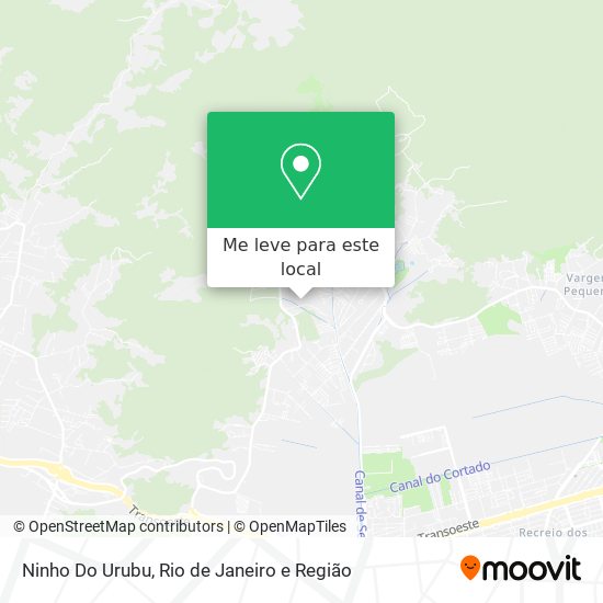 Ninho Do Urubu mapa