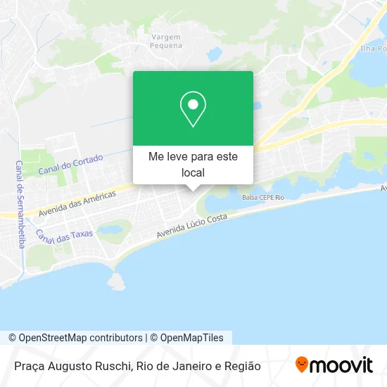 Praça Augusto Ruschi mapa