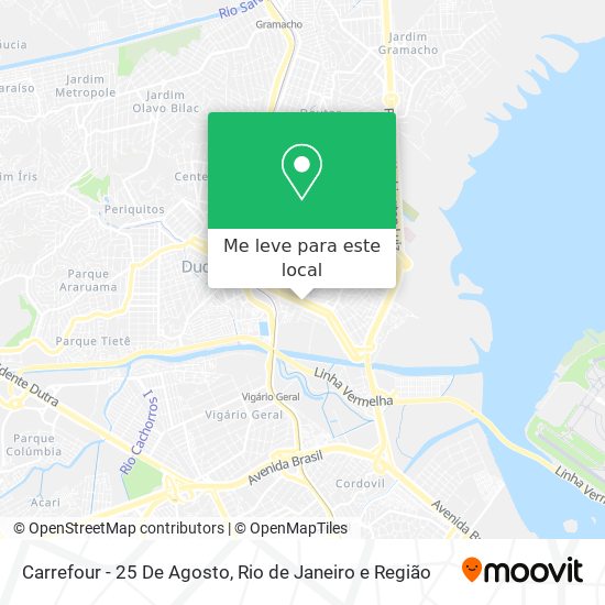 Carrefour - 25 De Agosto mapa