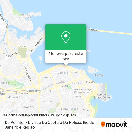 Dc Polinter - Divisão De Captura De Polícia mapa