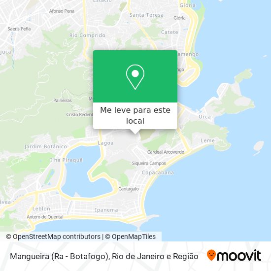 Mangueira (Ra - Botafogo) mapa