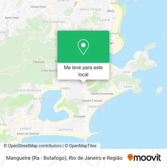 Mangueira (Ra - Botafogo) mapa