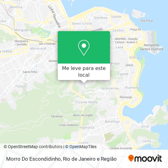 Morro Do Escondidinho mapa