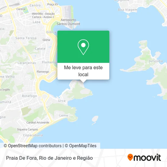 Praia De Fora mapa