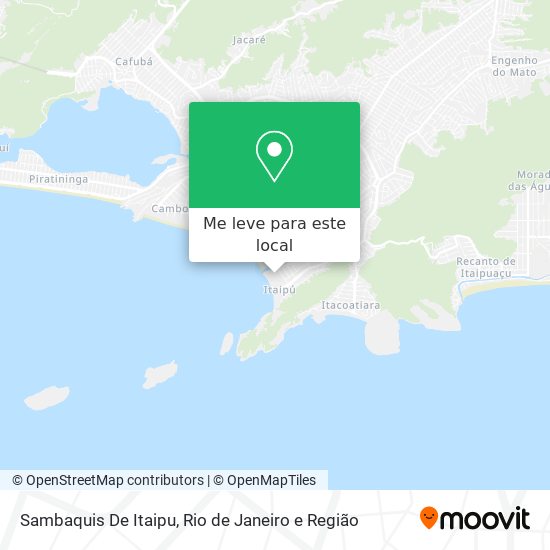 Sambaquis De Itaipu mapa