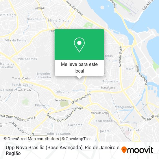 Upp Nova Brasília (Base Avançada) mapa