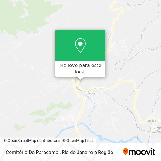 Cemitério De Paracambi mapa