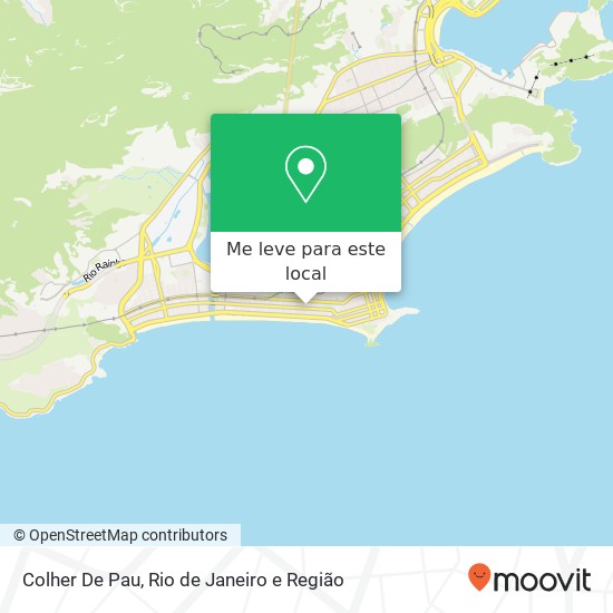 Colher De Pau mapa