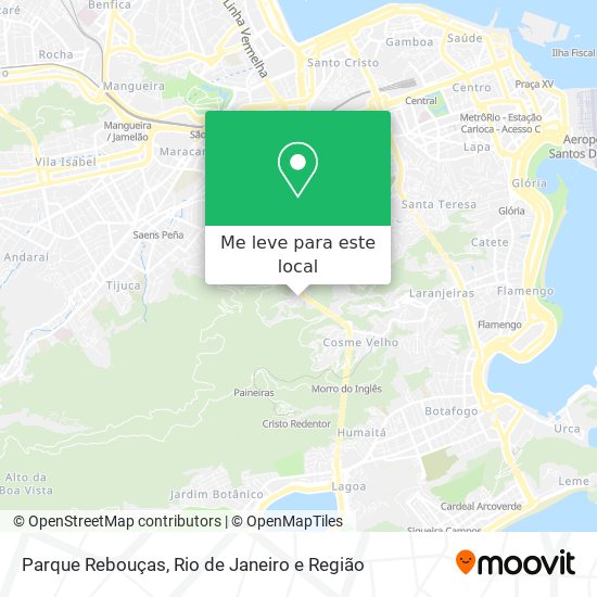 Parque Rebouças mapa