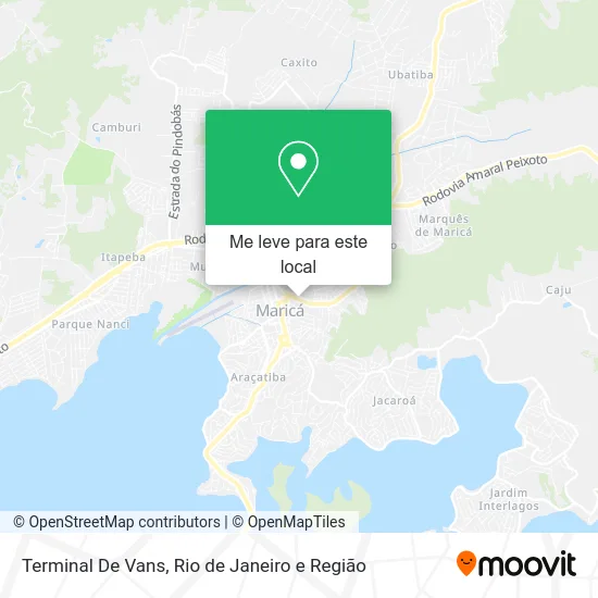 Terminal De Vans mapa