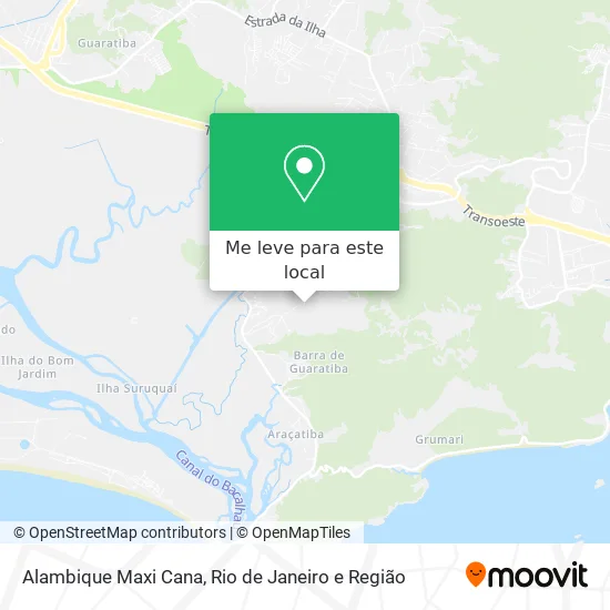 Alambique Maxi Cana mapa