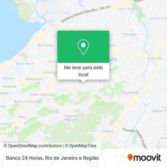 Banco 24 Horas mapa