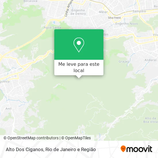 Alto Dos Ciganos mapa