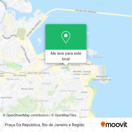 Praça Da República mapa
